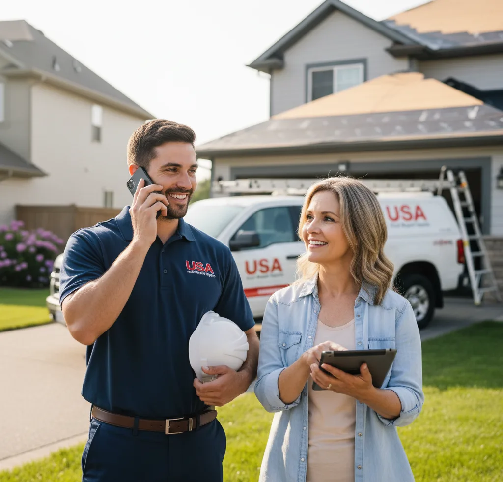 USA Roof Repair Experts customer support in Poteet